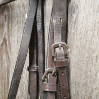 Rsd Leather Bridle *vgc, dry, stiff, mnr dirt, edge scrapes, loose keepers
