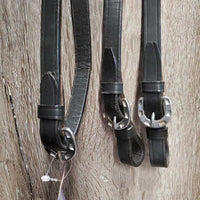 Braided Halter - Bridle, 2 Bit Attachments, Buckles, Plain Reins *like new, stiff, mnr creases
