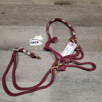 Soft Nylon Rope Halter *gc, dirt, stains, hair, snags, rust
