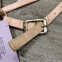 Nylon Halter, attached nylon catch strap *gc, clean, stains, faded, discolored
