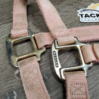 Soft Thick Nylon Halter *gc, discolored, stains, rubs, faded, frayed edges
