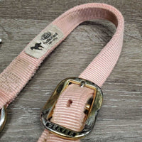 Soft Thick Nylon Halter *gc, discolored, stains, rubs, faded, frayed edges
