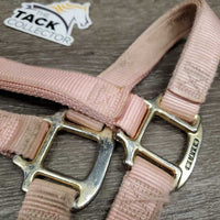 Soft Thick Nylon Halter *gc, discolored, stains, rubs, faded, frayed edges
