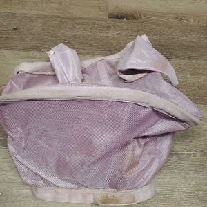 Hvy Mesh Fly Mask, Ears, Wire Brow *gc, stains, NO nose, stain, clumpy, hair