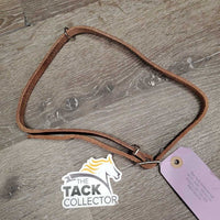 Narrow Leather Strap, Buckle, 2 Metal Keepers *vgc/xc, mnr scraped edges
