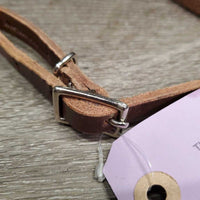 Narrow Leather Strap, Buckle, 2 Metal Keepers *vgc/xc, mnr scraped edges
