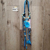 Braided Nylon Headstall *gc, frays, dirt, oxidized
