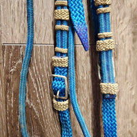 Braided Nylon Headstall *gc, frays, dirt, oxidized
