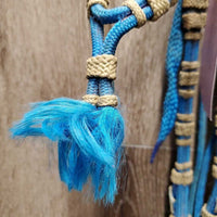 Braided Nylon Headstall *gc, frays, dirt, oxidized
