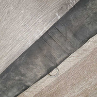 Nylon Web Neoprene Velcro Liner Girth, 2x els, D Ring *vgc/gc, clean & mnr dirt?residue, chipped edge, stretched els, rubs, faded
