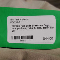 Full Seat Breeches *vgc, mnr puckers, rubs & pills, older
