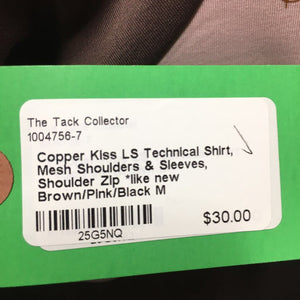 LS Technical Shirt, Mesh Shoulders & Sleeves, Shoulder Zip *like new