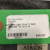 LIght Wool V Neck Sweater *xc