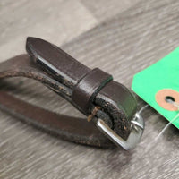 Pr Rubber Reins *vgc/xc, clean, stiff, mnr residue, edge scrapes & creases
