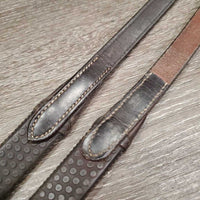 FS Rsd Rubber Reins, Buckles *vgc, mnr dirt & rubs
