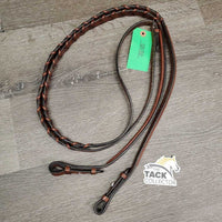 FS Rsd Braided Reins *xc, clean, mnr scratches & rough back
