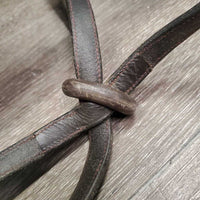 Rsd Leather Standing Martingale, Roller Buckle, stopper *vgc, clean, mnr dirt & edge scrapes
