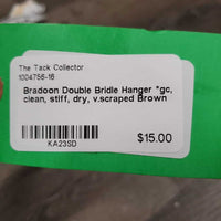 Bradoon Double Bridle Hanger *gc, clean, stiff, dry, v.scraped
