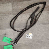 Thick Wide Nylon Lined Stirrup Leathers *gc, rubs, dents, peeled spots, stretched holes, scraped edges, stiff
