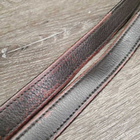 Thick Wide Nylon Lined Stirrup Leathers *gc, rubs, dents, peeled spots, stretched holes, scraped edges, stiff
