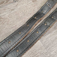 Pr v.thick Nylon Lined Stirrup Leathers *gc, clean, mnr rubs, dents & scraped edges, older

