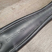 FS Thick Padded Leather Girth, 2x Els, D Ring *xc/like new, clean
