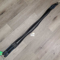 FS Thick Padded Leather Girth, 2x Els, D Ring *xc/like new, clean
