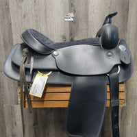 17" XW 6.5" Wintec Synthetic Western Saddle, Plastic Stirrups, Neoprene Cinch *no hobble straps Serial #: 221827
