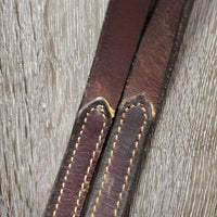 Soft Leather, Rawhide, Futurity Knot Headstall, Hair Tassle, Thick Split Reins, TomThumb, Quick Change *xc, mnr stains, edge scrapes, film & loose/undone laces, shedding tassles