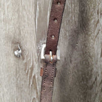 Monocrown FS/Rsd Padded Figure 8 Bridle, Laced Reins *xc/vgc, clean, mnr faded, rubs & dirt?residue, older?, mnr stiff
