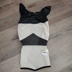 Hard Mesh Fly Mask, ears, forelock hole *like new/xc, mnr hair