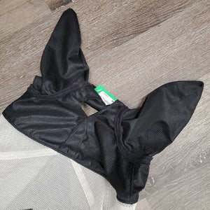 Hard Mesh Fly Mask, ears, forelock hole *like new/xc, mnr hair