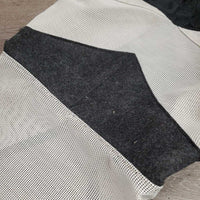 Hard Mesh Fly Mask, ears, forelock hole *like new/xc, mnr hair