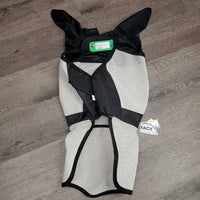 Hard Mesh Fly Mask, ears, forelock hole *like new/xc, mnr hair
