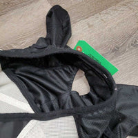 Hard Mesh Fly Mask, ears, forelock hole *like new/xc, mnr hair
