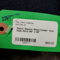 Square Wool Cooler *new, tags
