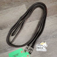 Thick Nylon Lined Stirrup Leathers *gc, scrapes, rubs, clean, dents, scratches, rubs, scraped back streched, holes
