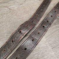 Thick Nylon Lined Stirrup Leathers *gc, scrapes, rubs, clean, dents, scratches, rubs, scraped back streched, holes
