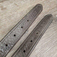 Thick Nylon Lined Stirrup Leathers *gc, scrapes, rubs, clean, dents, scratches, rubs, scraped back streched, holes
