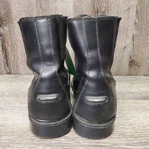 JUNIORS Paddock Boots, Zips *gc/fair, clean, rubs, dents, insideL dirty, rubs, missing & curled insoles