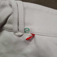 Euro Seat Breeches *gc/fair, dingy, mnr pills, discolored legs & seat, snags, rubs, shrunk - wavy seams, older
