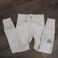 Hvy Cotton Full Seat Breeches *vgc/gc, mnr rubs, pills & stains, discolored seat, older
