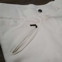Hvy Cotton Full Seat Breeches *vgc/gc, mnr rubs, pills & stains, discolored seat, older
