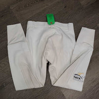 Hvy Cotton Full Seat Breeches *vgc/gc, mnr rubs, pills & stains, discolored seat, older
