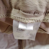 EuroSeat Breeches *gc/fair, v.stretched & stained seat, v.rubbed & pilly, seam puckers
