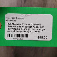 Show Jacket *vgc, mnr dirt?stains & snags, cuffs: edge rubs & frays
