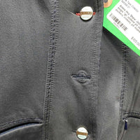 Hvy Show Jacket, Zipper, snaps *gc, undone pit seam, seam puckers, crinkles, pit stains, missing button

