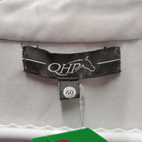 SS Show Shirt, 1/4 Snap Up, snap collar, bling *gc, pit stains, rubs, snag
