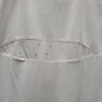 SS Show Shirt, 1/4 Snap Up, snap collar, bling *gc, pit stains, rubs, snag
