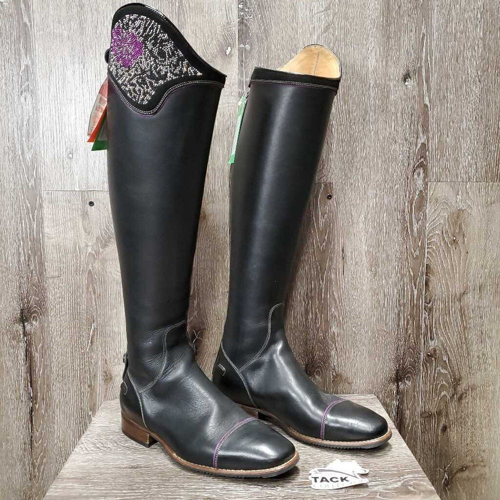 Dress Boots, zips, Bling *like new